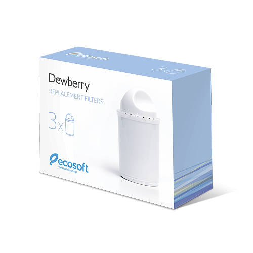 3 x Austausch Filter für Ecosoft Dewberry Pitcher
